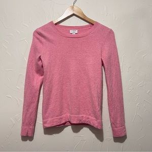 J. Crew Rose Pink Crew Neck Sweater